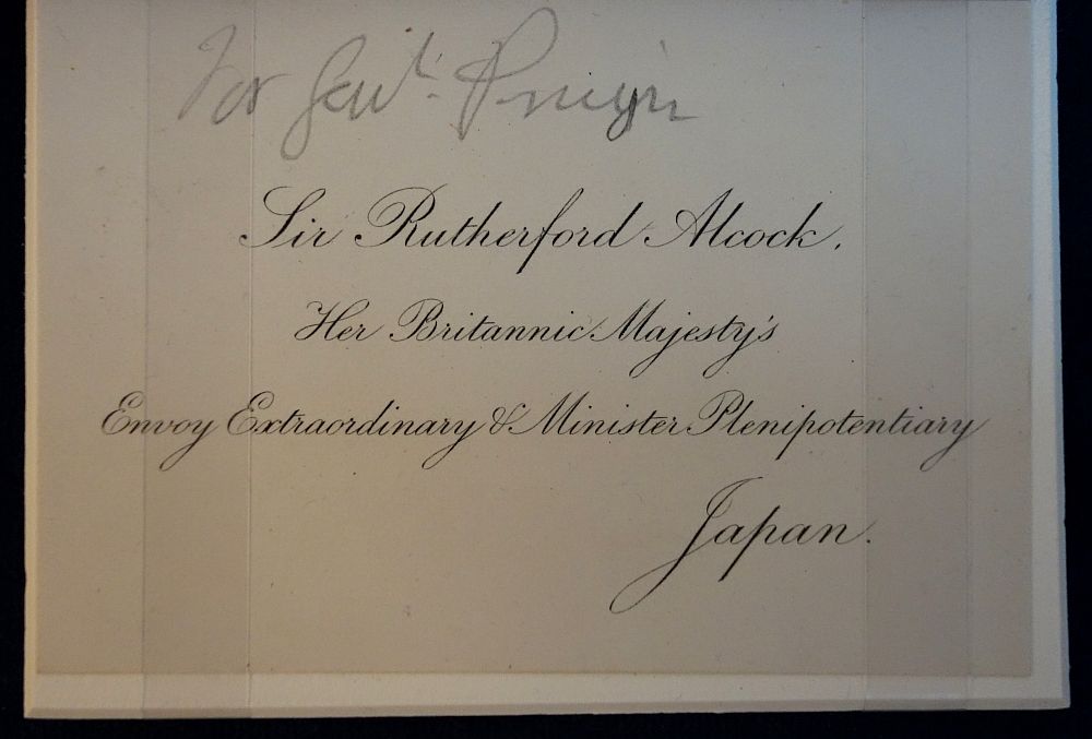 Wizytówka Rutherforda Alcocka